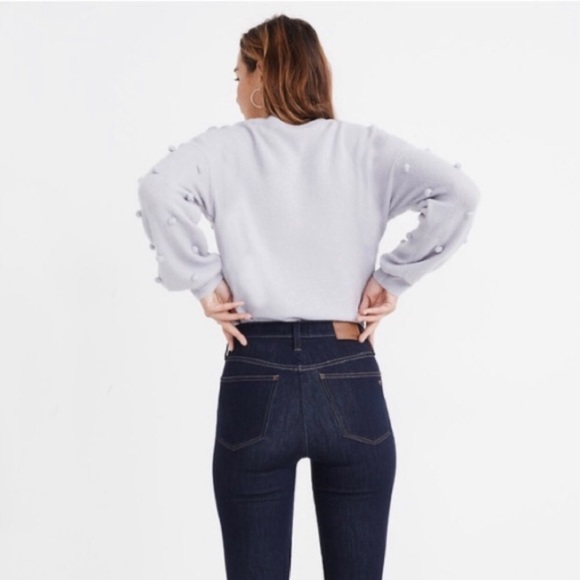 Madewell Brockton Bobble Lilac Sweater - Picture 3 of 5